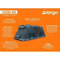 Vango - Tacoma 400 Package - 4-Personen Zelt