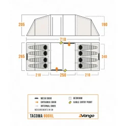 Vango - Tacoma 800XL Package - Gruppenzelt