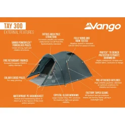 Online - Tay 300 - 3-Personen Zelt Zelte|3-Personen Zelte