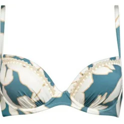 - Women's Floral Abstract Wired Bikini Top - Bikini-Top>Watercult