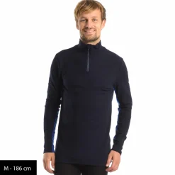 Clearance - Tryvann Colblock Zipup - Merinolongsleeve Trekkingbekleidung|Skibekleidung
