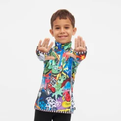 WeeDo - Kid's Cosmo Sprayprint Thermoshirt - Funktionsshirt^Kinder Skibekleidung|Shirts, Hemden & Longsleeves